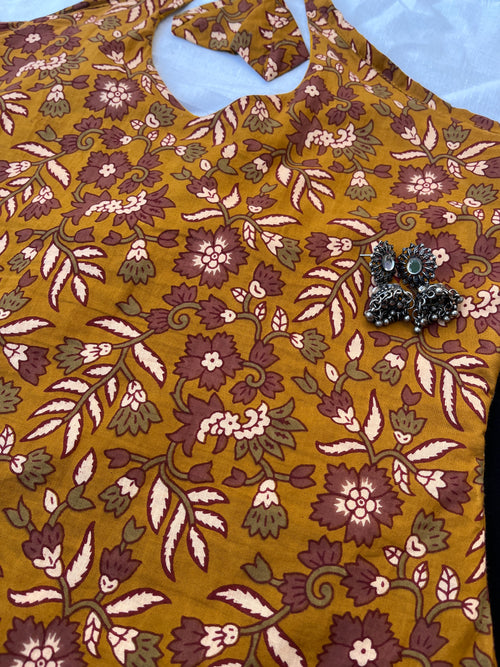 FAB – Halter Neck Backless Kurti