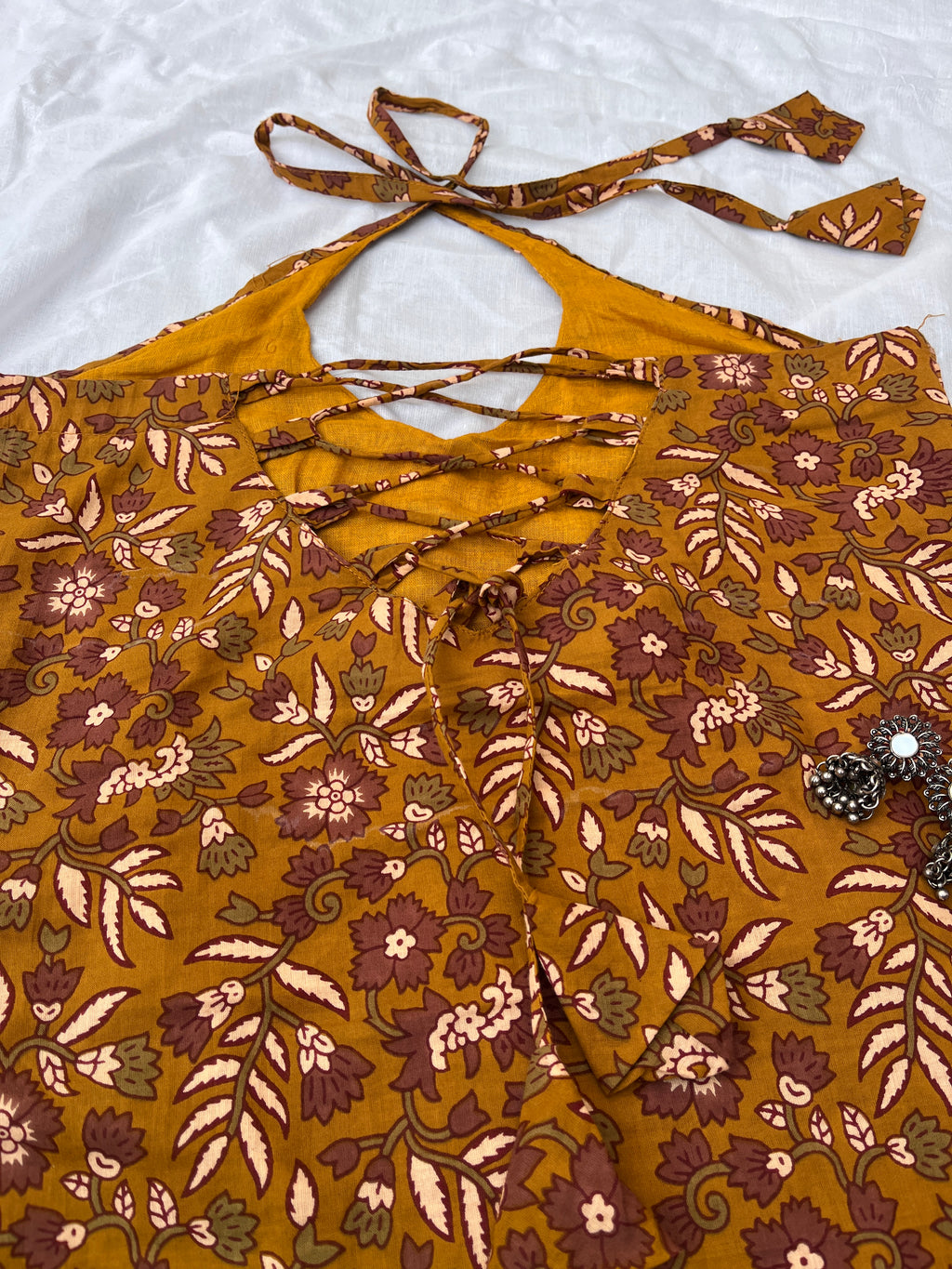 FAB – Halter Neck Backless Kurti