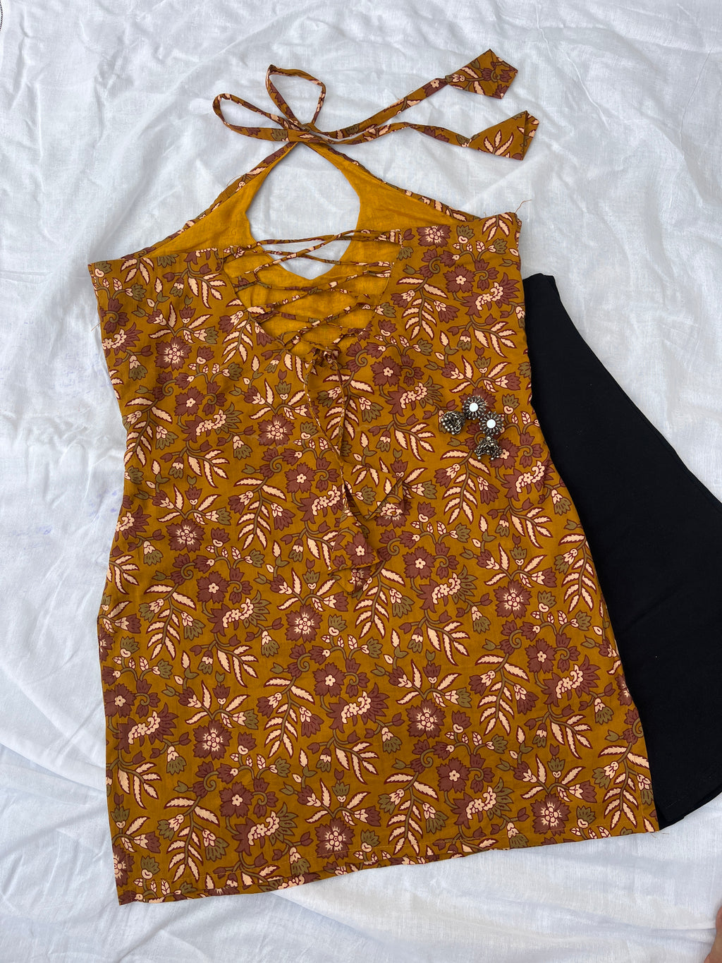 FAB – Halter Neck Backless Kurti